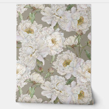 Papel de fondo floral romántico y elegante