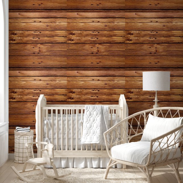 Pintado Papel de fondo natural de madera (Niños)