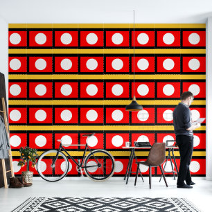 Pintado Papel de fondo rojo amarillo y blanco