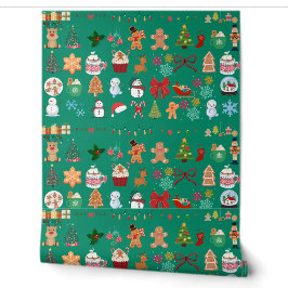 Pintado Papel de fondo vibrante para navidades
