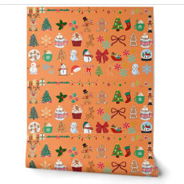 Pintado Papel de fondo vibrante para navidades