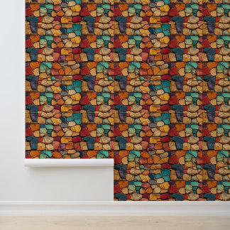 Pintado Papel mural de ladrillo vintage