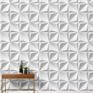 Pintado Papel mural de patrón geométrico