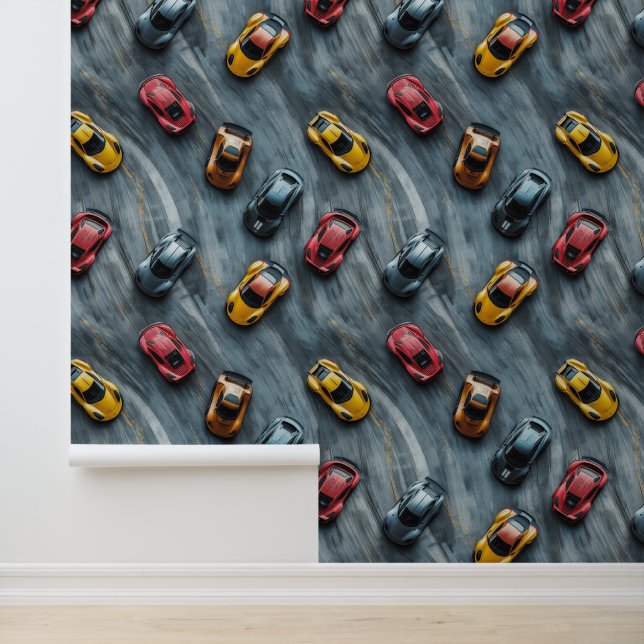 Pintado Papel mural para coches para los aficionados a las (Solicitud)