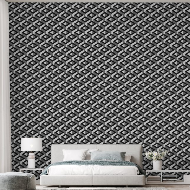 Pintado Papel tapiz de estampado (Dormitorio)