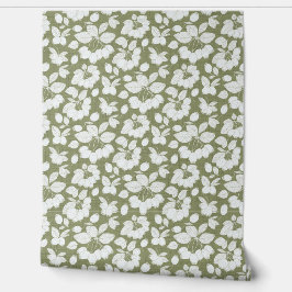 Pintado Papel tapiz de la bifurcación monocromática