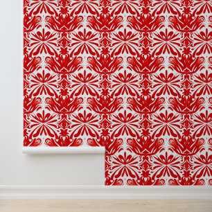 Pintado Patrón de baldosas rojas lindo Papel de escritorio