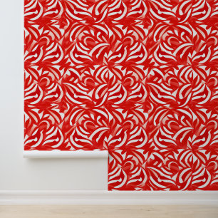 Pintado Patrón de baldosas rojas lindo Papel de escritorio