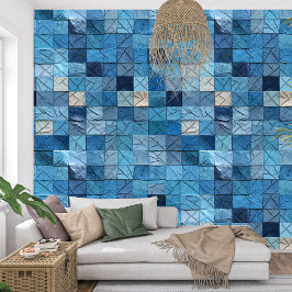 Pintado Textura de papel de color azul marrón índigo