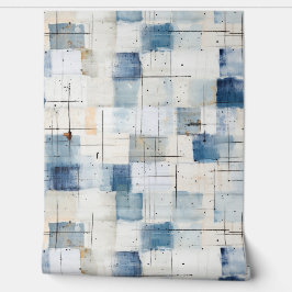 Pintado Textura de papel de color azul marrón índigo