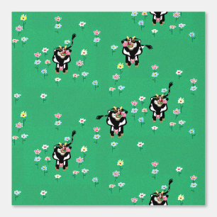 Pintado Vacas lecheras y lecheras Papel tapiz