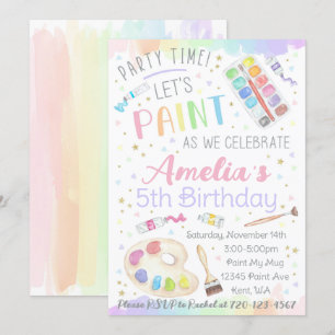 Pintando invitación de cumpleaños, Fiesta de pintu