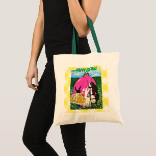 Pintando la bolsa del HUEVO GIGANTE