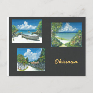 Pintando la tarjeta postal Okinawa