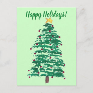 Pintando Loose Árbol de Navidad Felices Fiestas