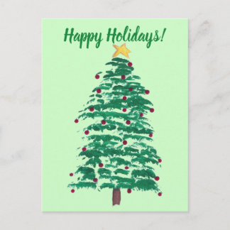 Pintando Loose Árbol de Navidad Felices Fiestas