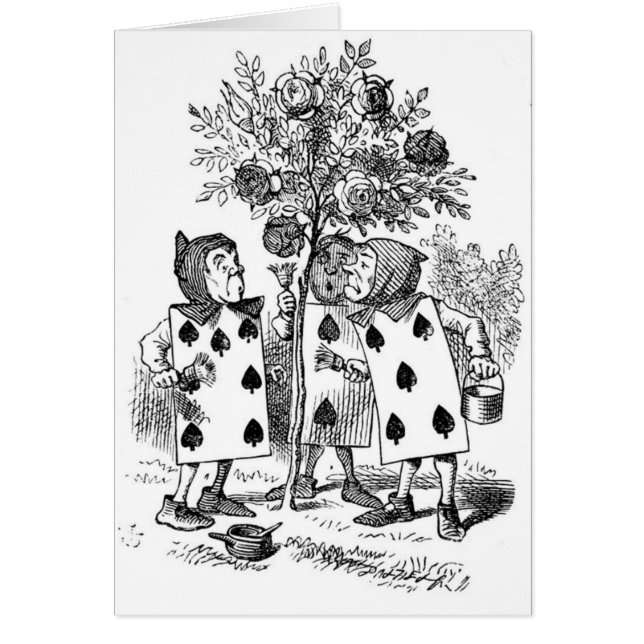 Pintando los rosas rojos (Frente)