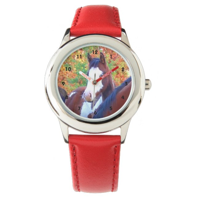 Pintando relojes de caballo para niños (Anverso)