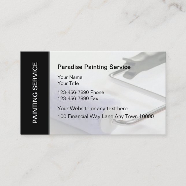 Pintando tarjetas de presentación (Anverso)