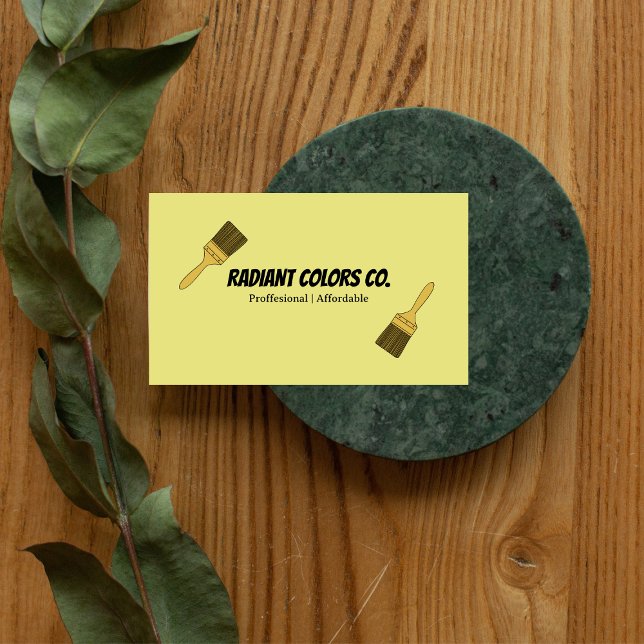 Pintando tarjetas de presentación (Subido por el creador)