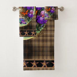 Pintar caballo Mustang con iris y mariposas