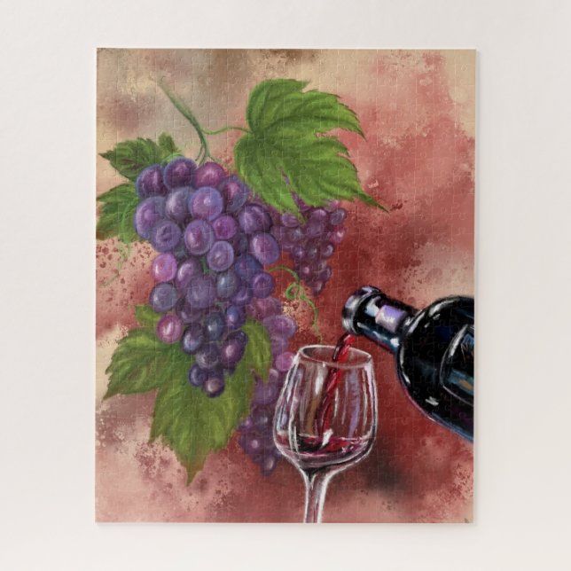 Pintar El Rompecabezas En El Vino Hay Verdad - Sal (Vertical)
