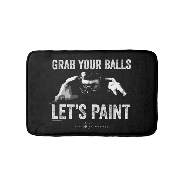 Pintball Vamos a pintar la alfombra de baño (Anverso)