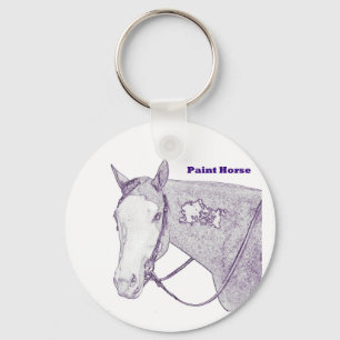 Pinte el llavero del caballo