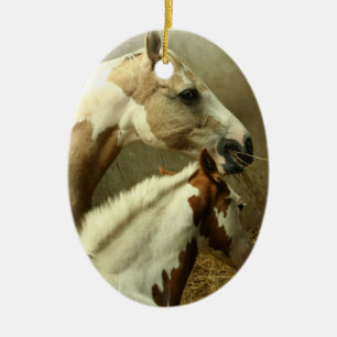 Pinte el ornamento de los pares del caballo