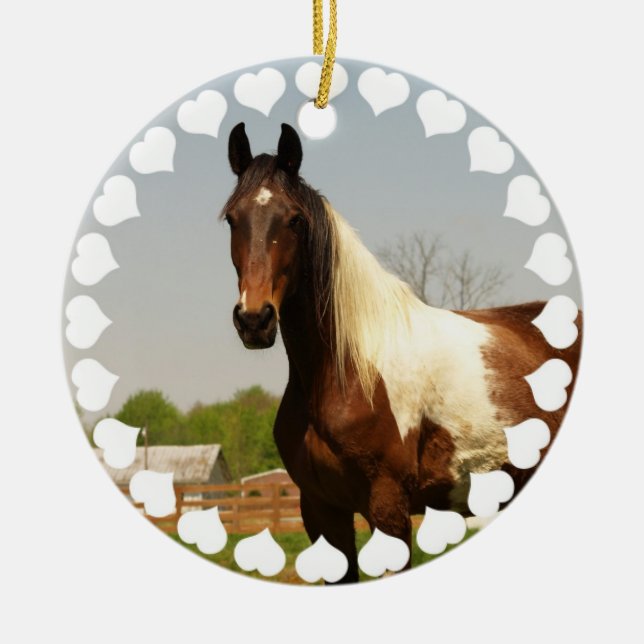 Pinte el ornamento del caballo (Frente)