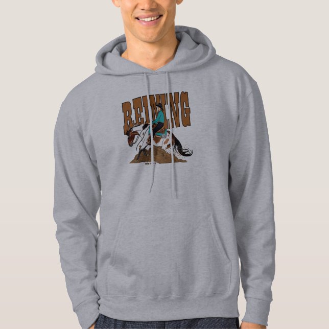 Pinte la sudadera con capucha del caballo que (Anverso)