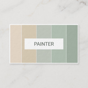 Pinte la tarjeta de visita del diseño interior del