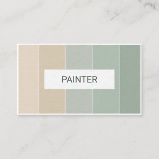 Pinte la tarjeta de visita del diseño interior del