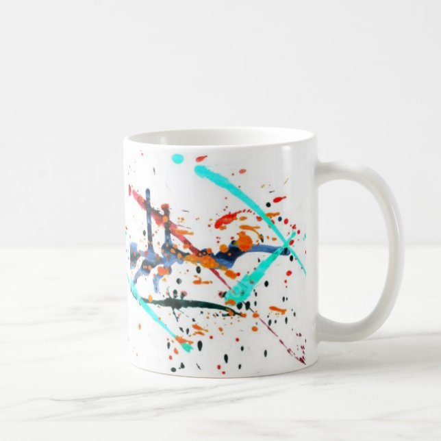 pinte la taza del chapoteo (Derecha)