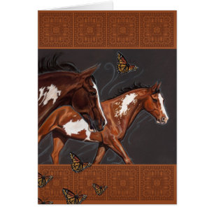Pinte los caballos con creencia ilimitada