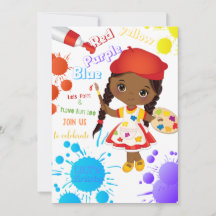 Pintemos diferentes invitaciones por cumpleaños (C