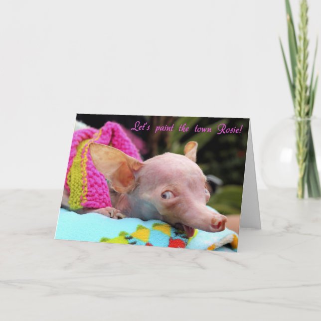 ¡Pintemos la tarjeta Rosie de la ciudad! (Anverso)