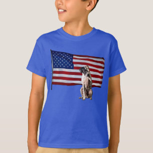 Pintor Patriótico Niños Camiseta