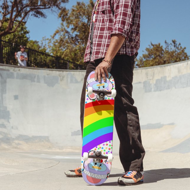 Pintorable Payaso y Skateboard Arcoiris (Exterior 2)