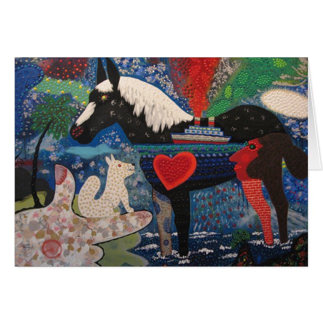 Pintura 1976 del caballo de Roy que costea De (Anverso (Horizontal))