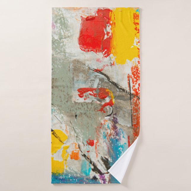 Pintura abstracta (Toalla de baño)