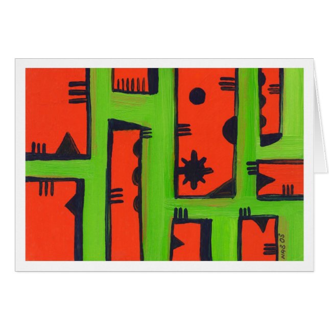 Pintura abstracta 08 (Anverso (Horizontal))