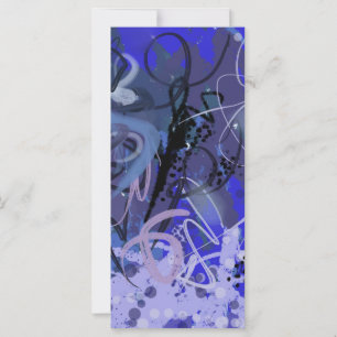 Pintura abstracta azul