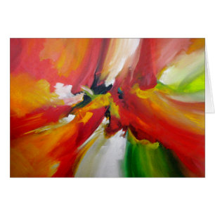 Pintura abstracta de expresionismo