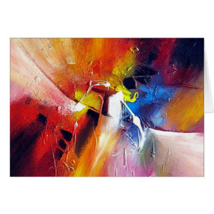 Pintura abstracta de expresionismo