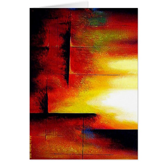 Pintura abstracta de Hizli (Frente)