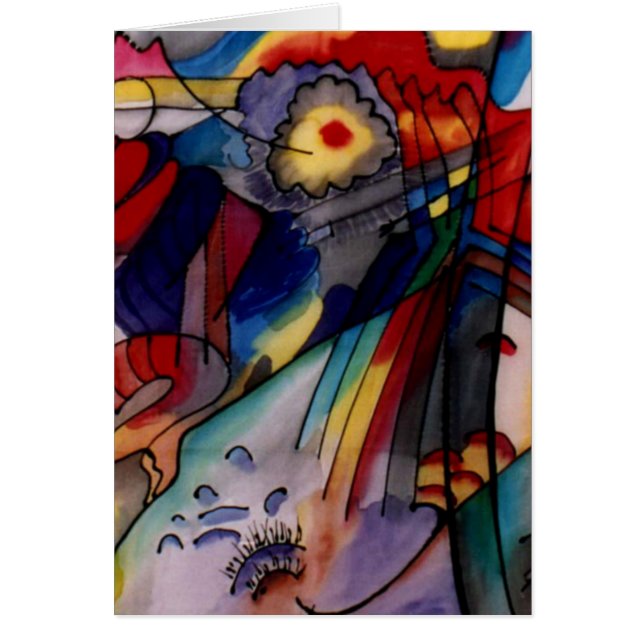 Pintura abstracta de Kandinsky 1913 (Frente)