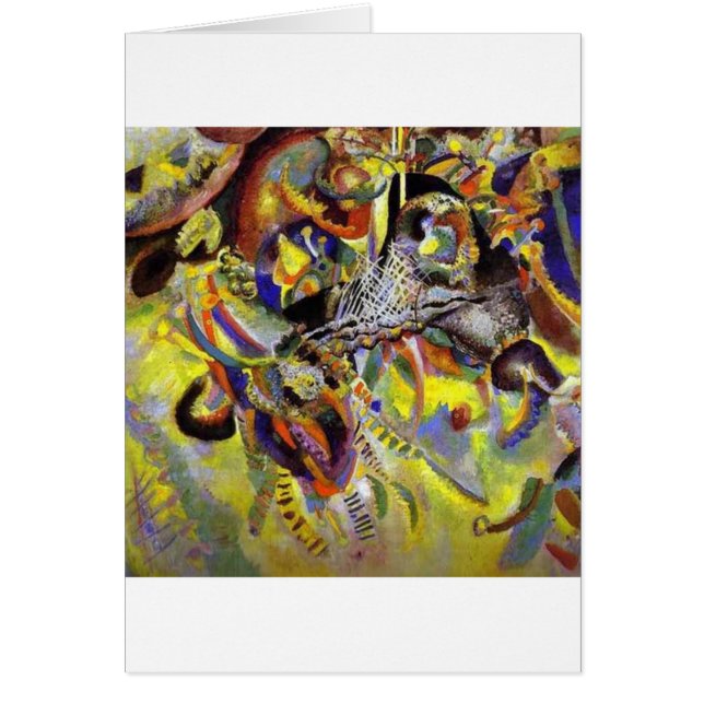 Pintura abstracta de la fiebre por Kandinsky (Frente)