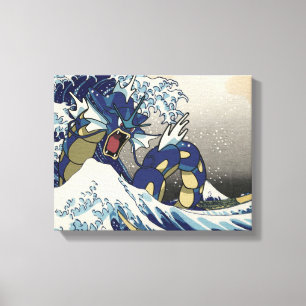 Pintura abstracta de lienzo envuelto premium (bril