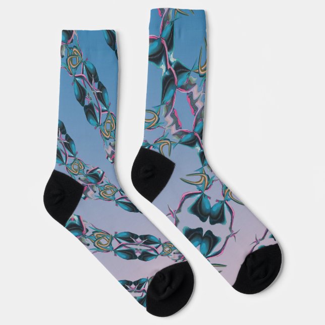 Pintura abstracta de los calcetines de la tripulac (Derecha)